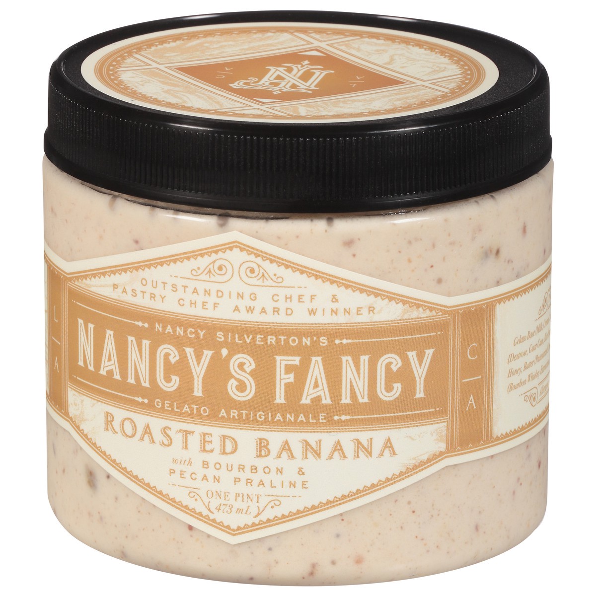 slide 13 of 13, Nancy's Fancy Roasted Banana Gelato Artigianale 1 pt, 1 pint