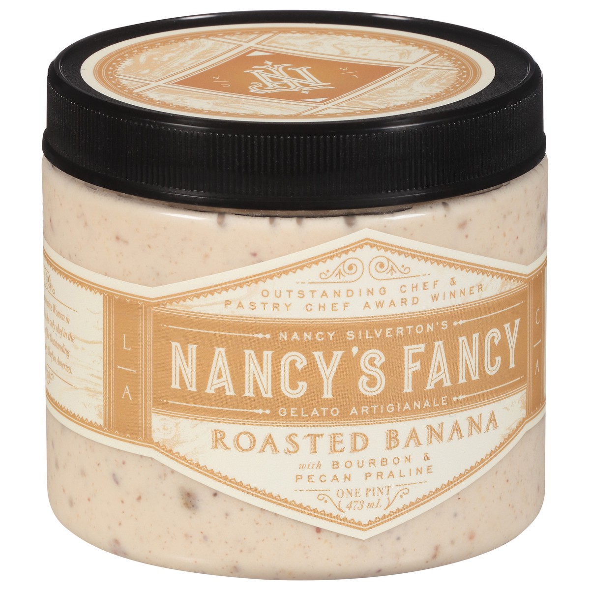 slide 6 of 13, Nancy's Fancy Roasted Banana Gelato Artigianale 1 pt, 1 pint