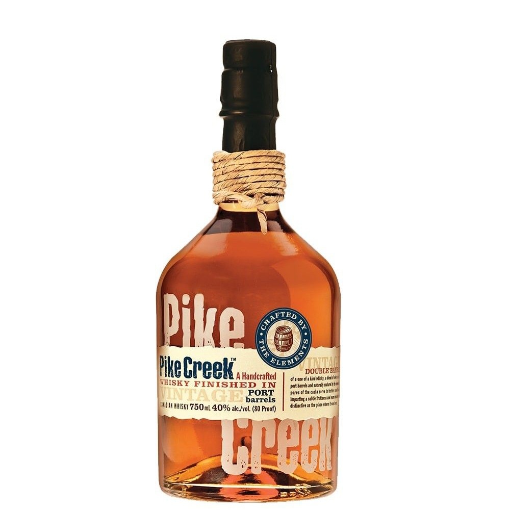 slide 1 of 1, Pike Creek Whisky Pike Creek Vintage Port Barrels Whisky Bottle, 750 ml