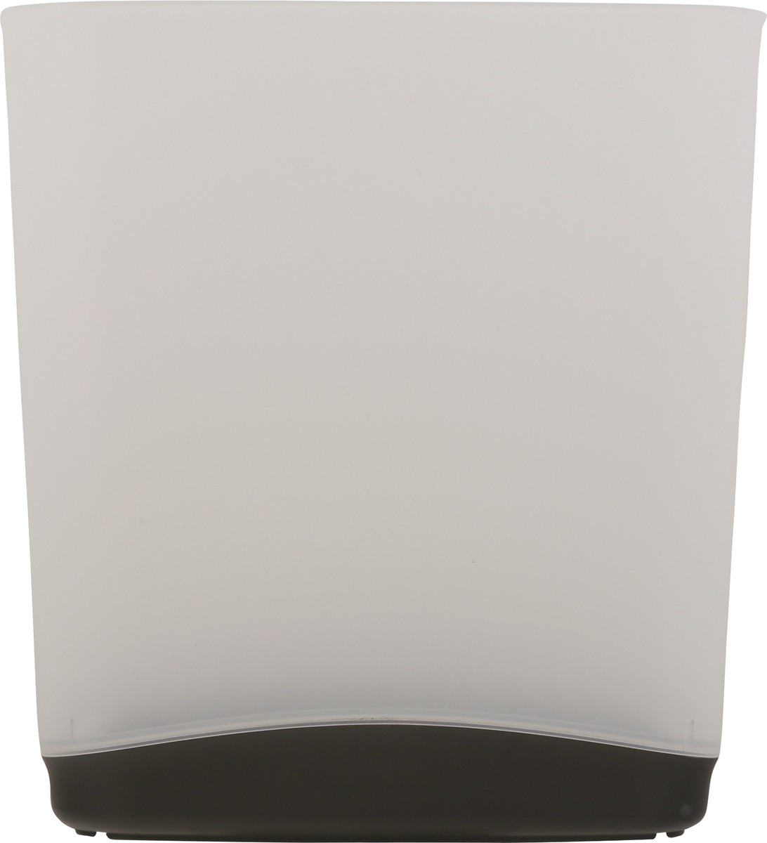 slide 3 of 9, Sterilite 3.3 Gallon Slim Rectangular Flat Gray Wastebasket 1 ea, 1 ct