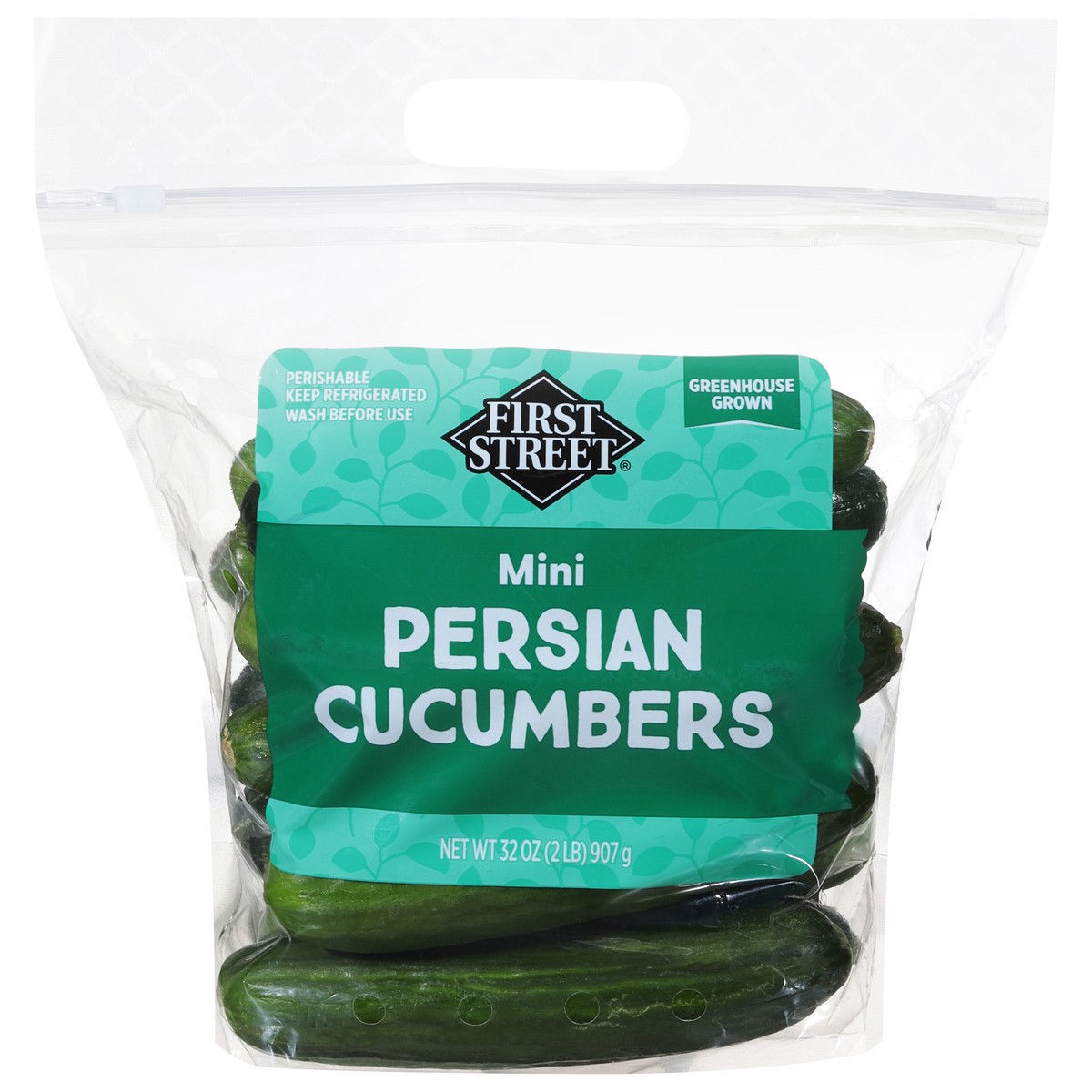 slide 6 of 13, First Street Persian Cucumbers, 2 lb