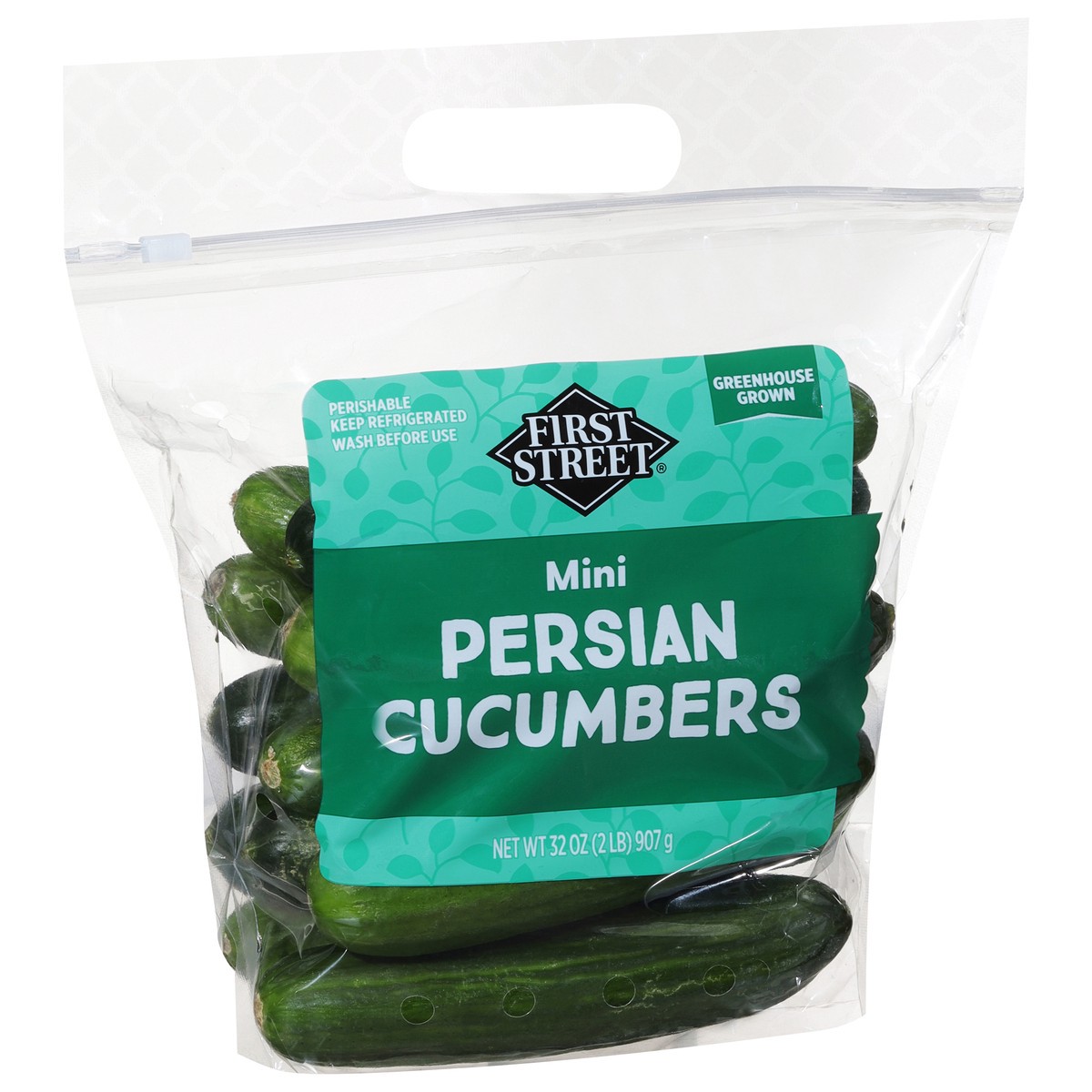 slide 7 of 13, First Street Persian Cucumbers, 2 lb