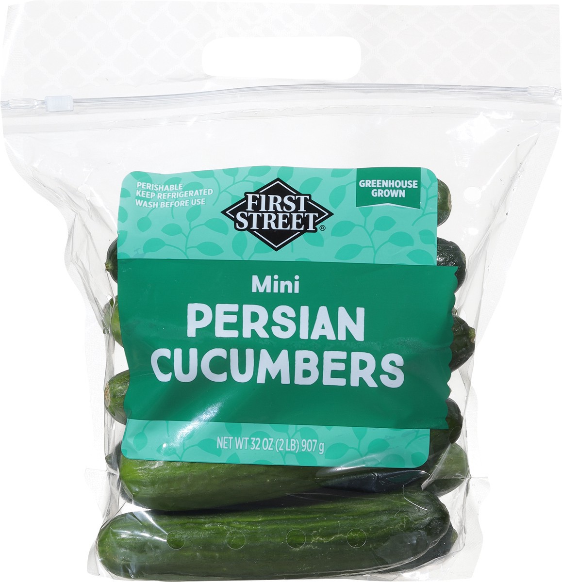 slide 8 of 13, First Street Persian Cucumbers, 2 lb