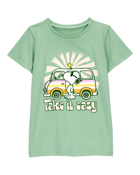 slide 1 of 2, Carter's Carters Kid Snoopy Tee Green 12, 1 ct