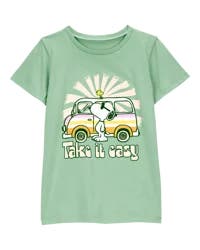 Carter's Carters Kid Snoopy Tee Green 12