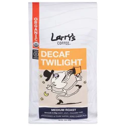 Larrys Coffee Medium Roast Organic Decaf Twilight Coffee - 12 oz