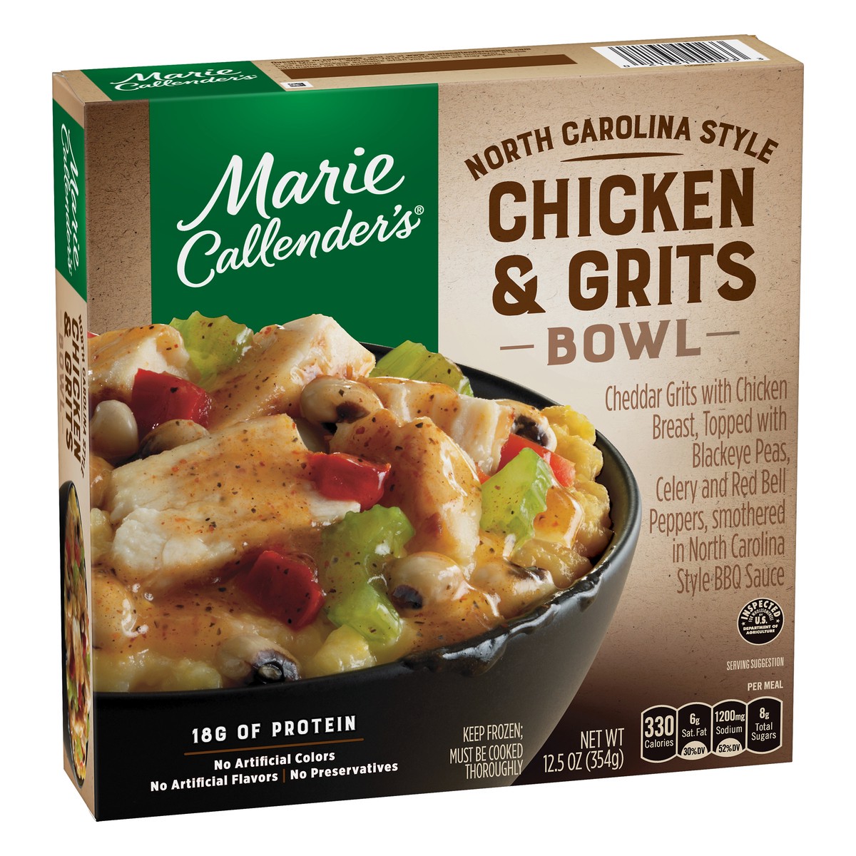 slide 4 of 9, Marie Callender's North Carolina Style Chicken & Grits Bowl 12.5 oz, 12.5 oz