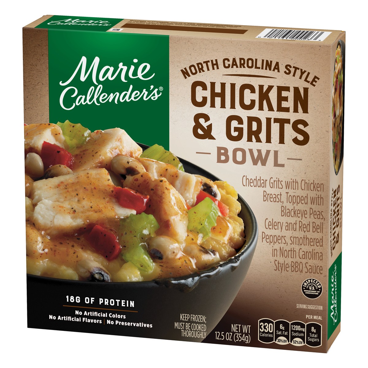 slide 7 of 9, Marie Callender's North Carolina Style Chicken & Grits Bowl 12.5 oz, 12.5 oz