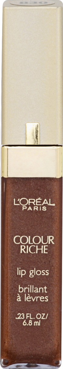 slide 3 of 4, L'Oréal Lip Gloss - Rich Brown, 1 ct