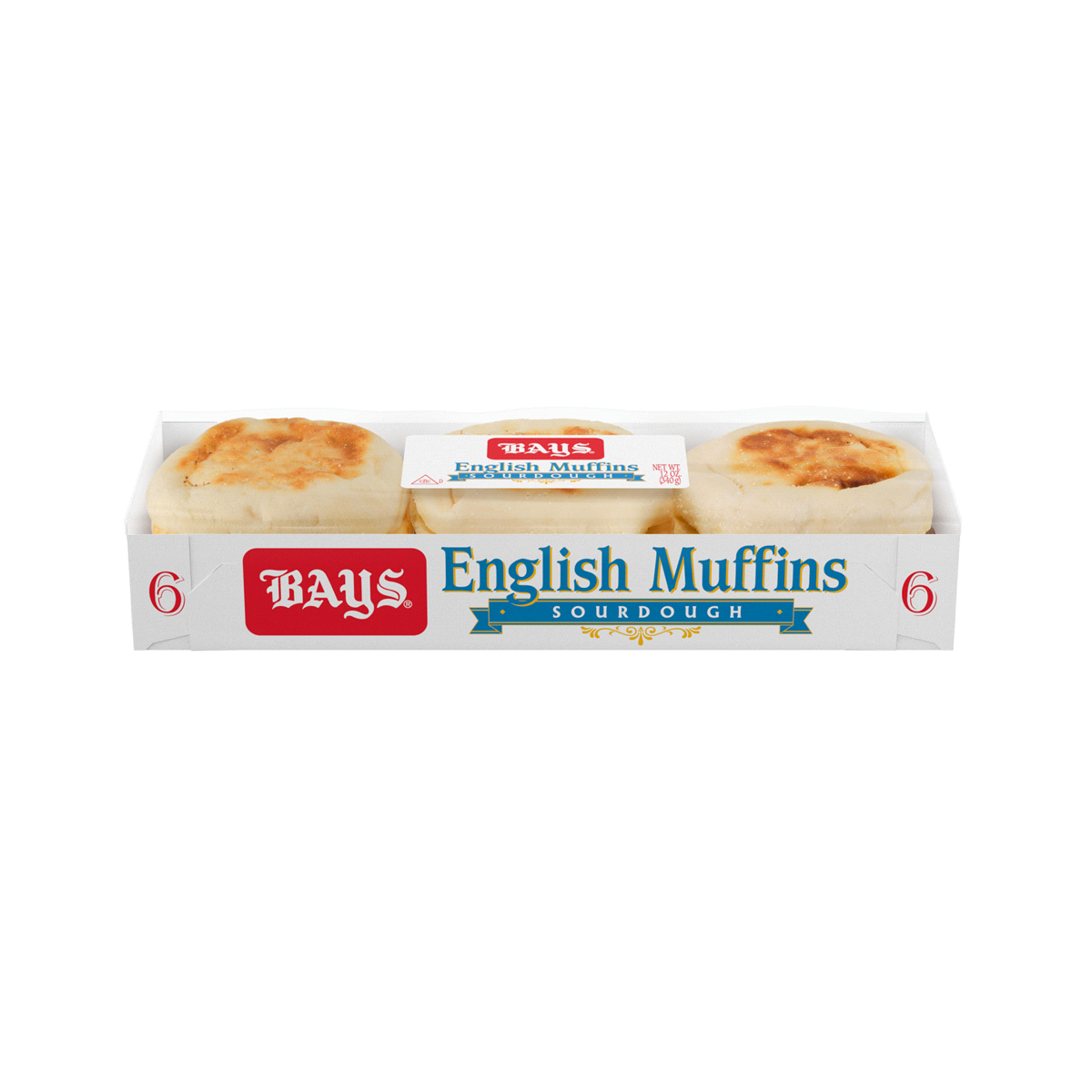 slide 1 of 7, Bays Sourdough English Muffins, 12 oz