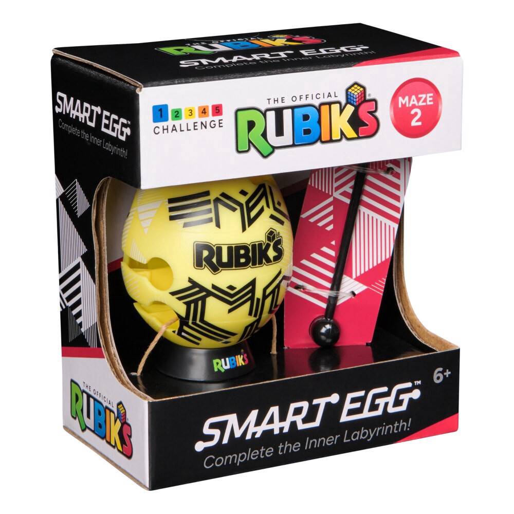 slide 3 of 4, Rubik's® Cube Smart Egg™ Puzzle - Yellow, 1 ct