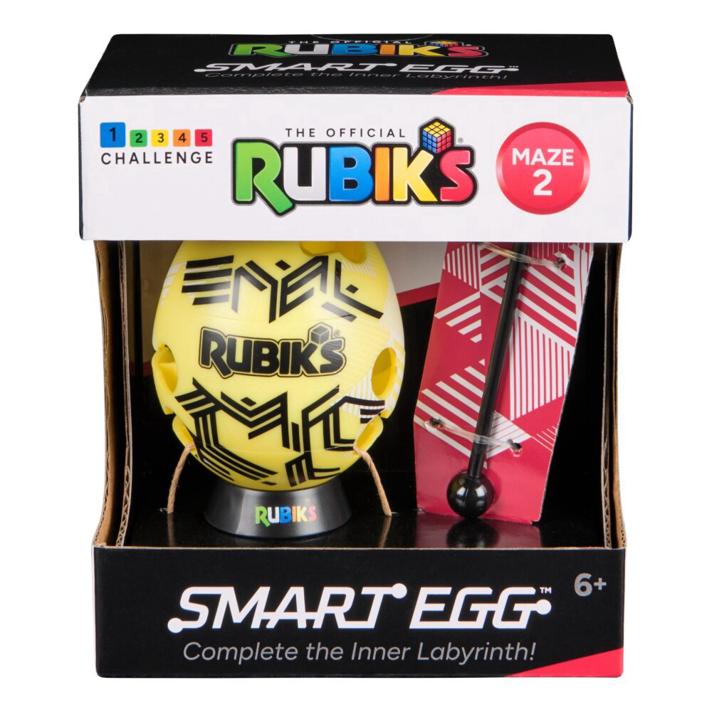slide 2 of 4, Rubik's® Cube Smart Egg™ Puzzle - Yellow, 1 ct