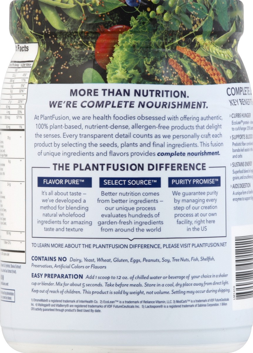 slide 6 of 7, PlantFusion Complete Lean 14.82 oz, 14.82 oz