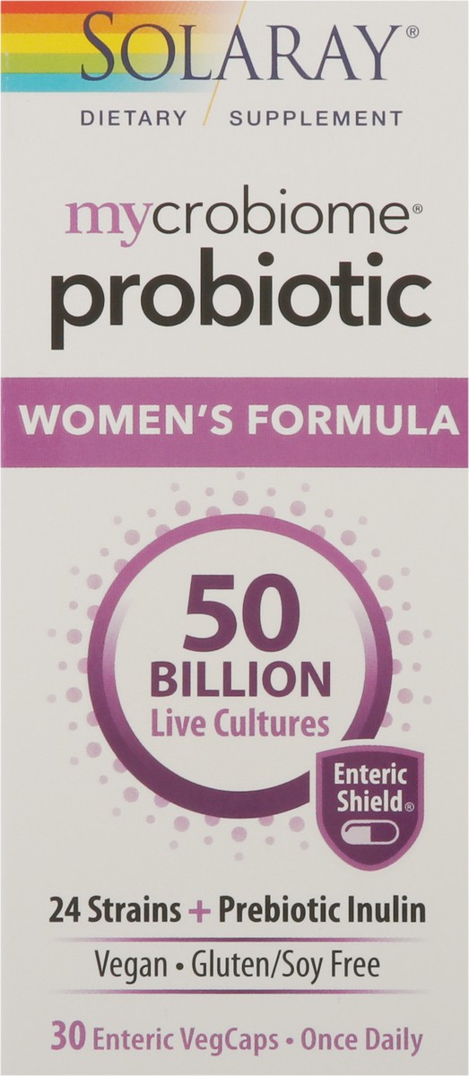 slide 13 of 13, Solaray Mycrobiome Women's Formula Probiotic 30 VegCaps, 30 ct