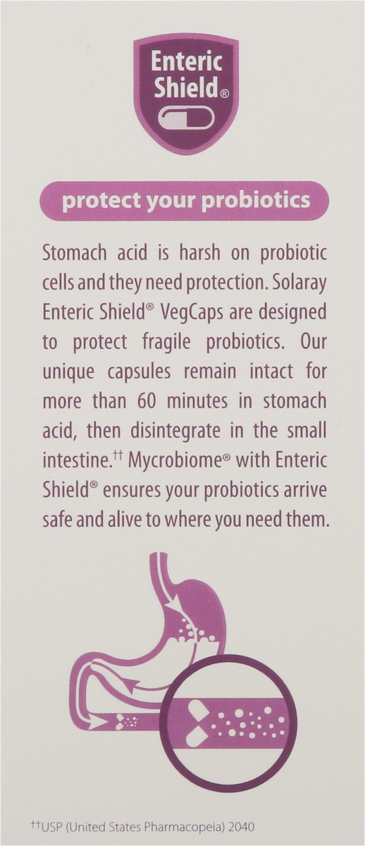 slide 11 of 13, Solaray Mycrobiome Women's Formula Probiotic 30 VegCaps, 30 ct