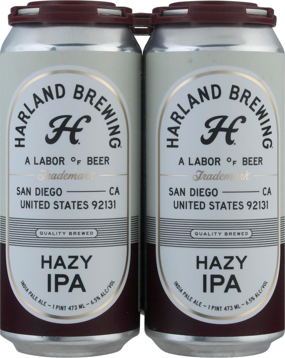slide 2 of 12, Harland Brewing Hazy IPA Beer 4 ea, 4 ct