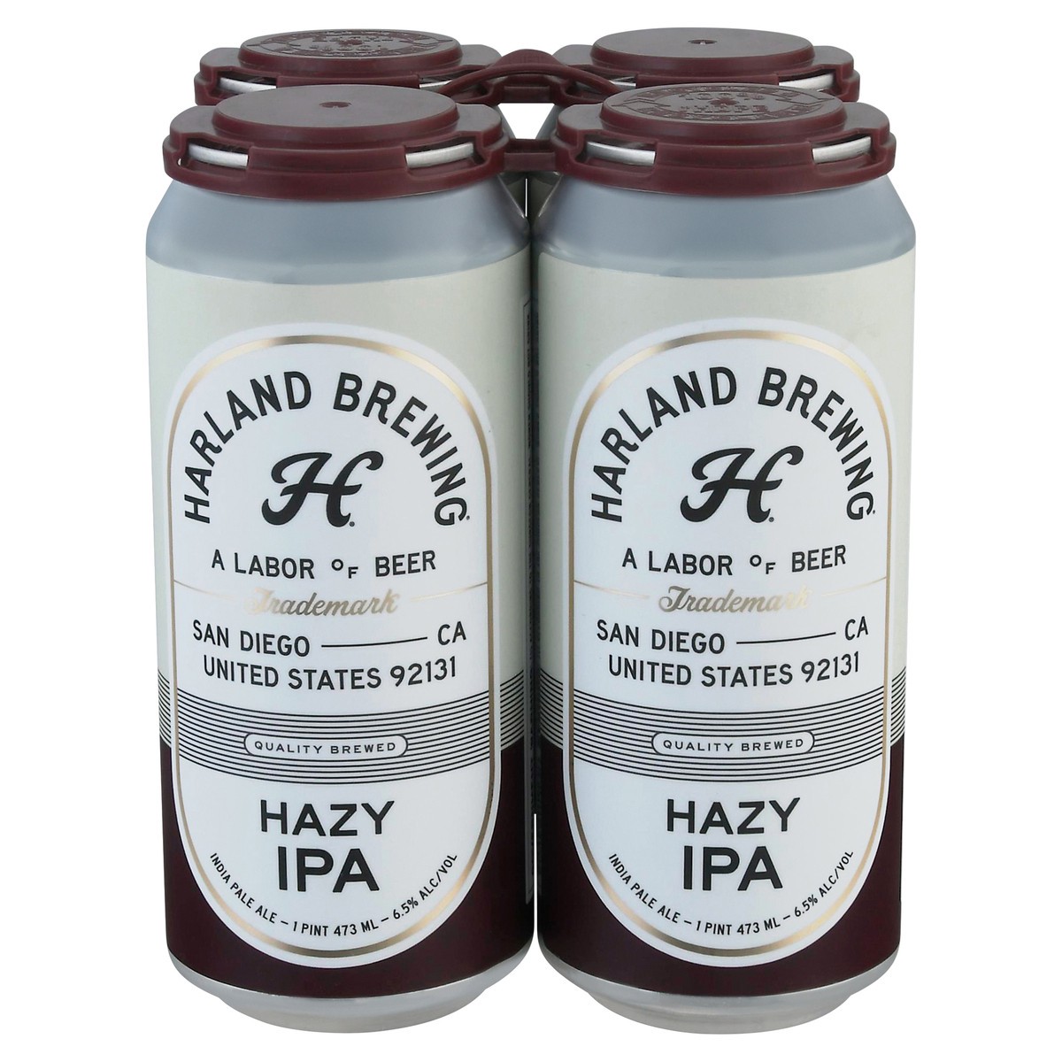 slide 8 of 12, Harland Brewing Hazy IPA Beer 4 ea, 4 ct