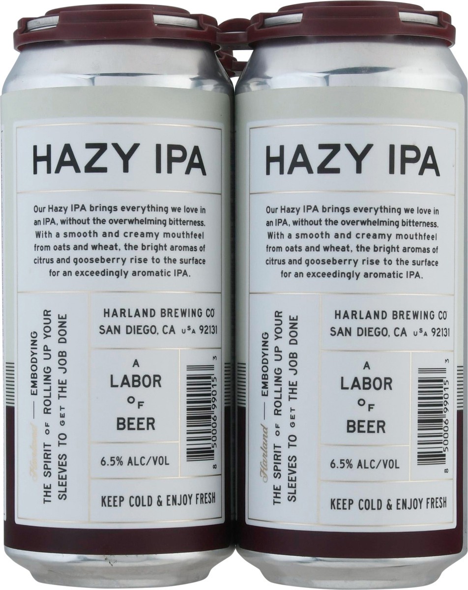 slide 12 of 12, Harland Brewing Hazy IPA Beer 4 ea, 4 ct