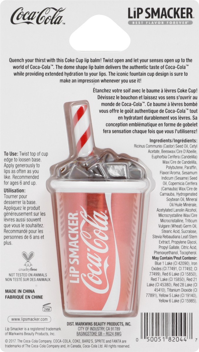 slide 3 of 12, Lip Smacker Coca-Cola Lip Balm 0.26 oz, 0.26 oz
