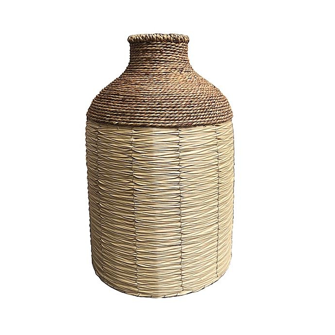 slide 1 of 1, Bee & Willow Home Bee & Willow Rattan Vase, 20 in