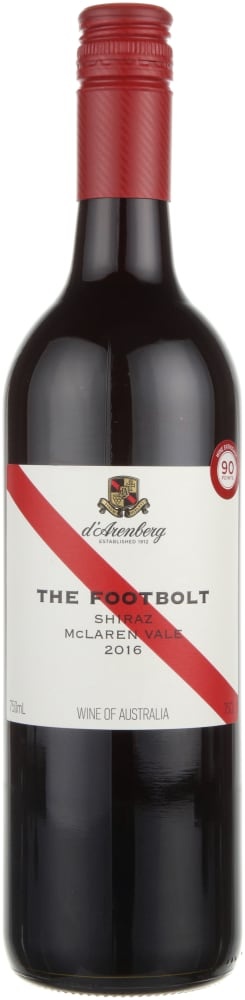 slide 1 of 1, d'Arenberg Winery D'arenberg Shiraz Footbolt'08, 750 ml
