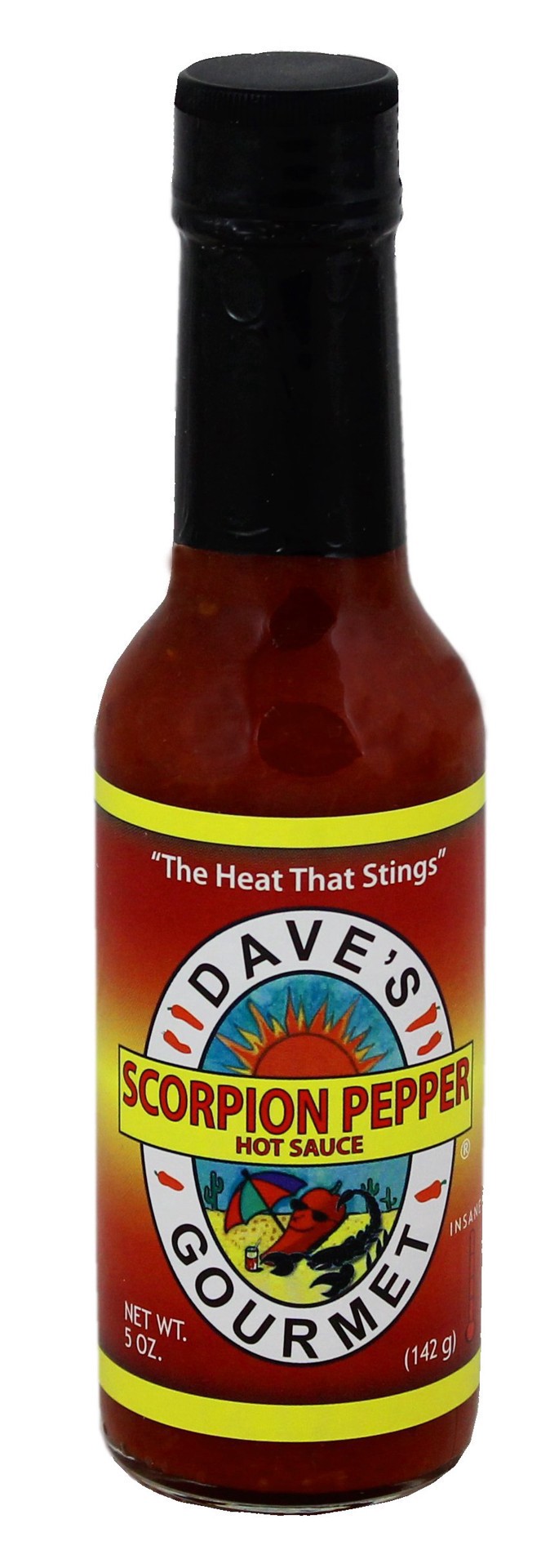 slide 1 of 1, Dave's Gourmet Scorpion Pepper Hot Sauce, 5 oz