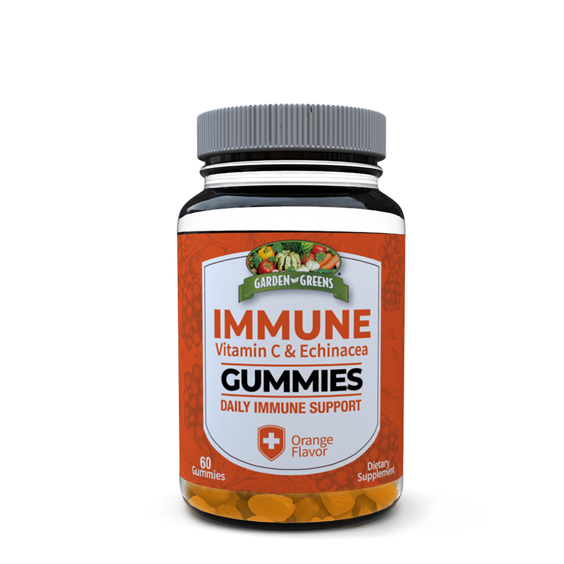 slide 1 of 1, Garden Greens Immune Vitamin C and Echinacea Gummies, 90 ct