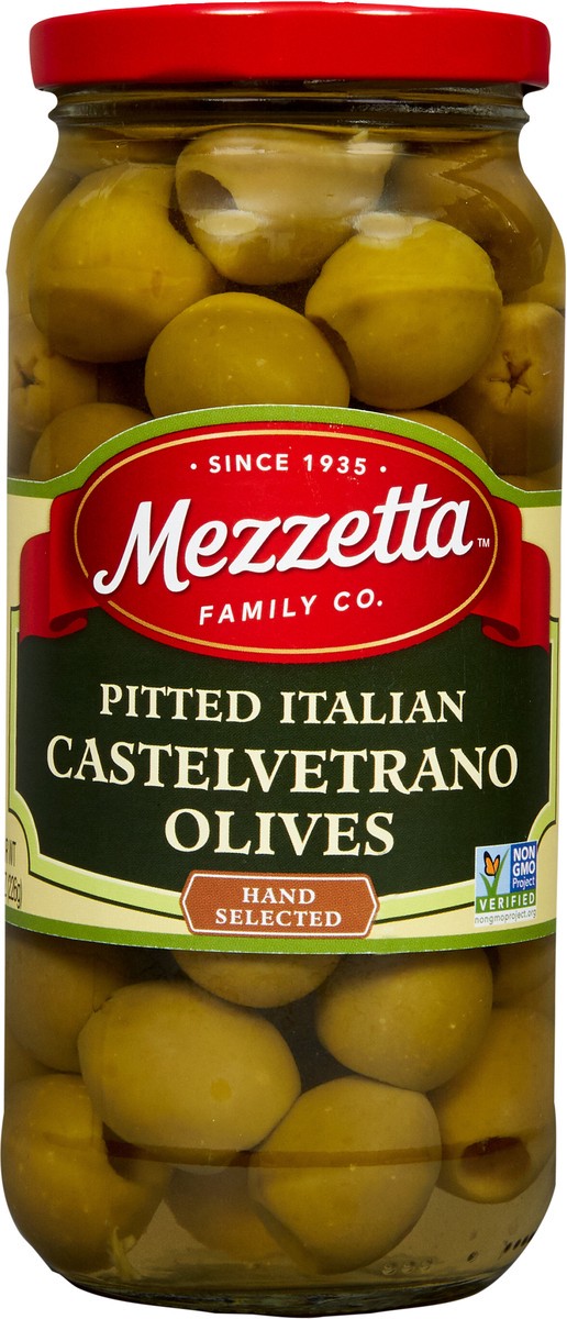 slide 6 of 7, Mezzetta Pitted Italian Castelvetrano Olives, 8 oz Dr. Wt., 8 oz