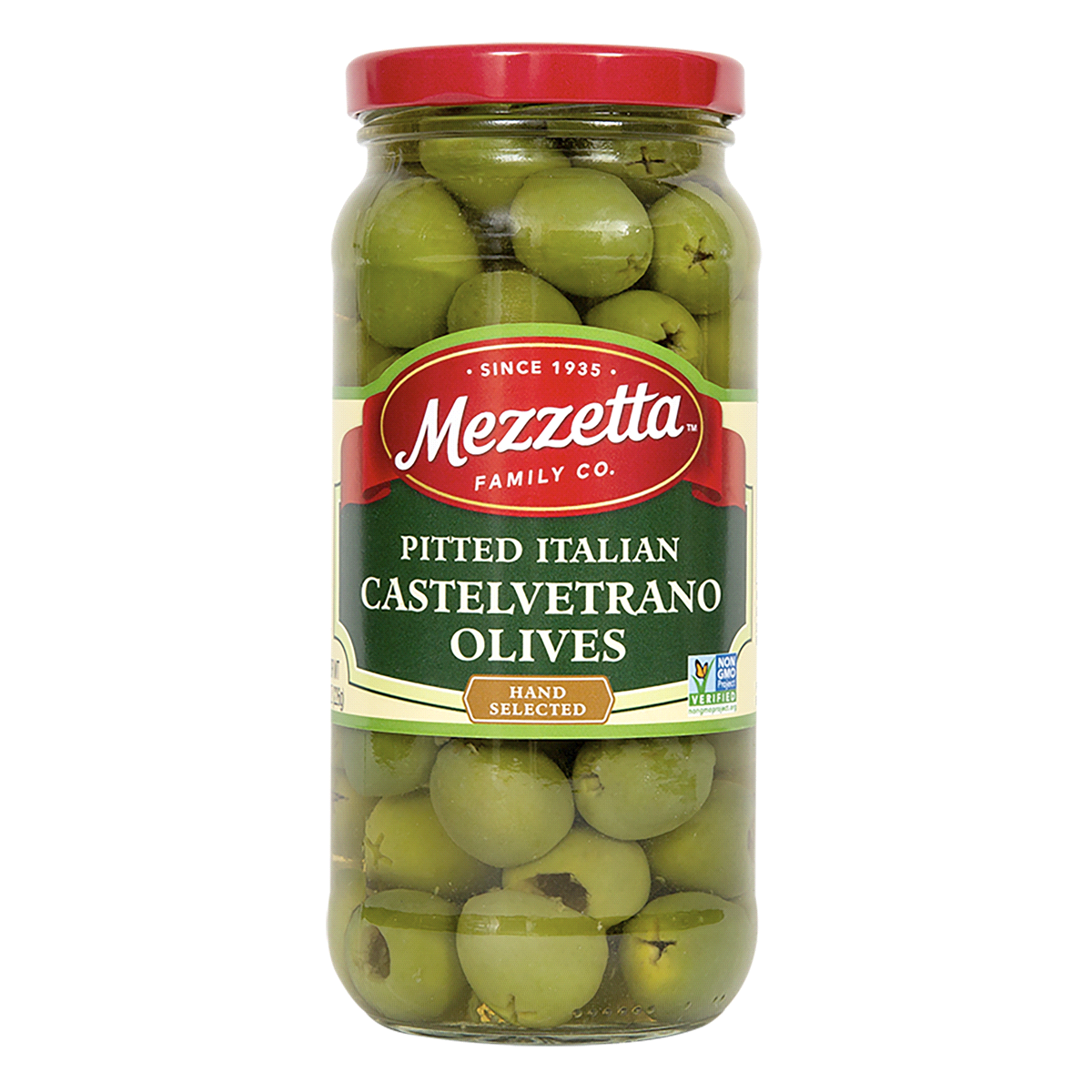 slide 1 of 7, Mezzetta Pitted Italian Castelvetrano Olives, 8 oz Dr. Wt., 8 oz