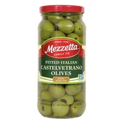 Mezzetta Pitted Italian Castelvetrano Olives, 8 oz Dr. Wt.