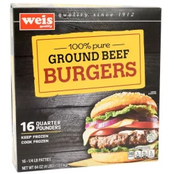 Frozen Beef Hamburgers