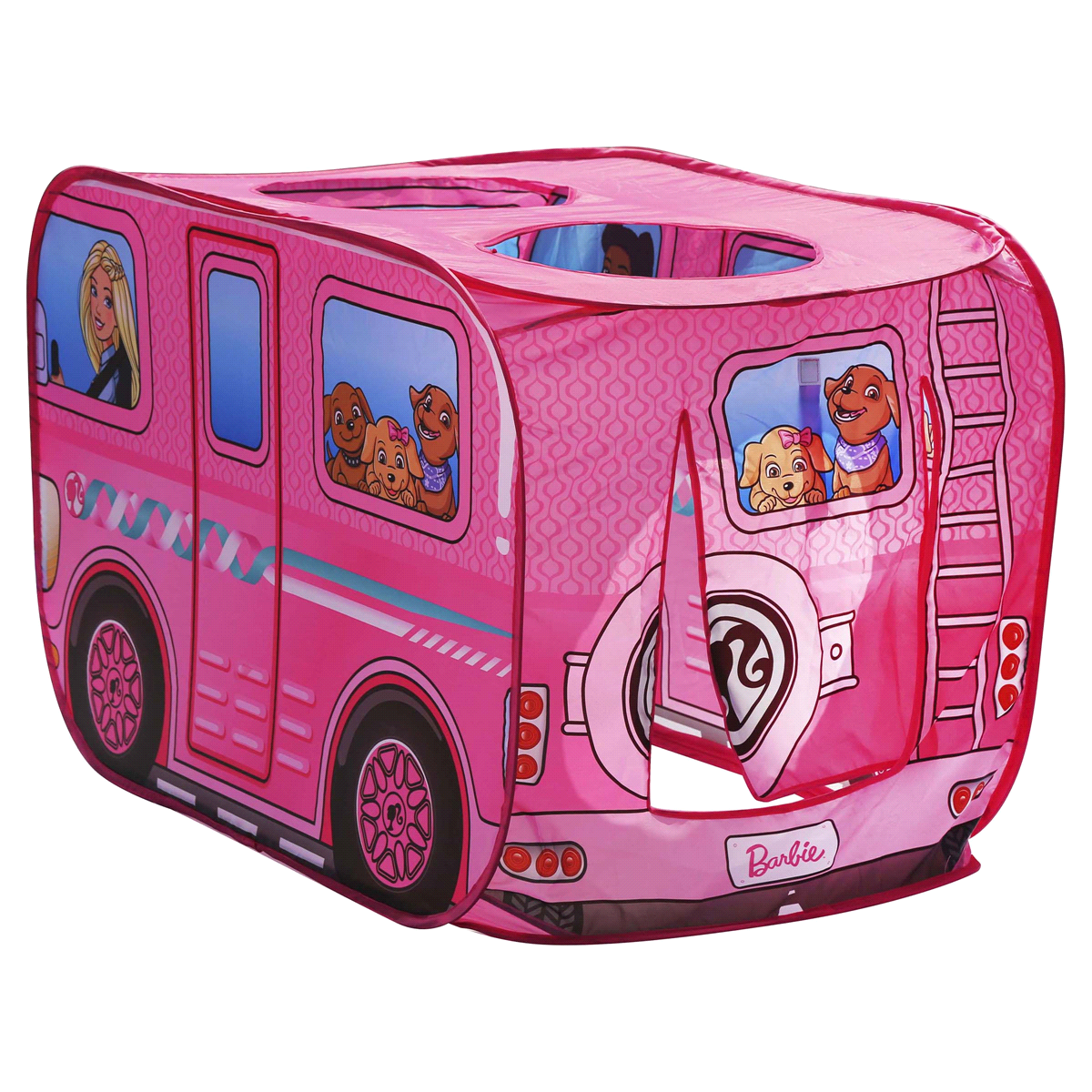 slide 10 of 17, Barbie Dream Camper Pop Up Tent, 1 ct