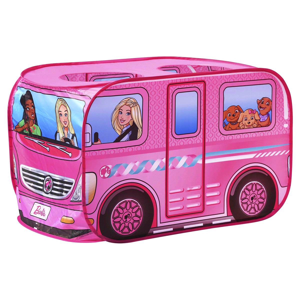 slide 1 of 17, Barbie Dream Camper Pop Up Tent, 1 ct