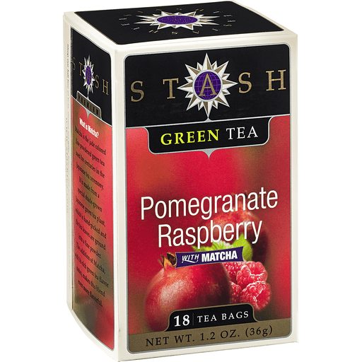 slide 2 of 9, Stash Pomegranate Raspberry Green Tea with Matcha, 1.27 oz