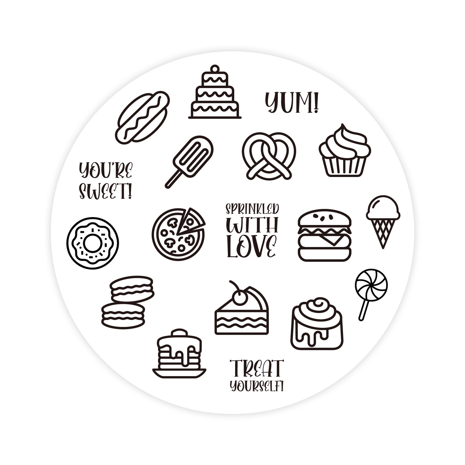 slide 2 of 5, Sweet Jar Of Wood Stamps By Recollections, 1 in x 1 in