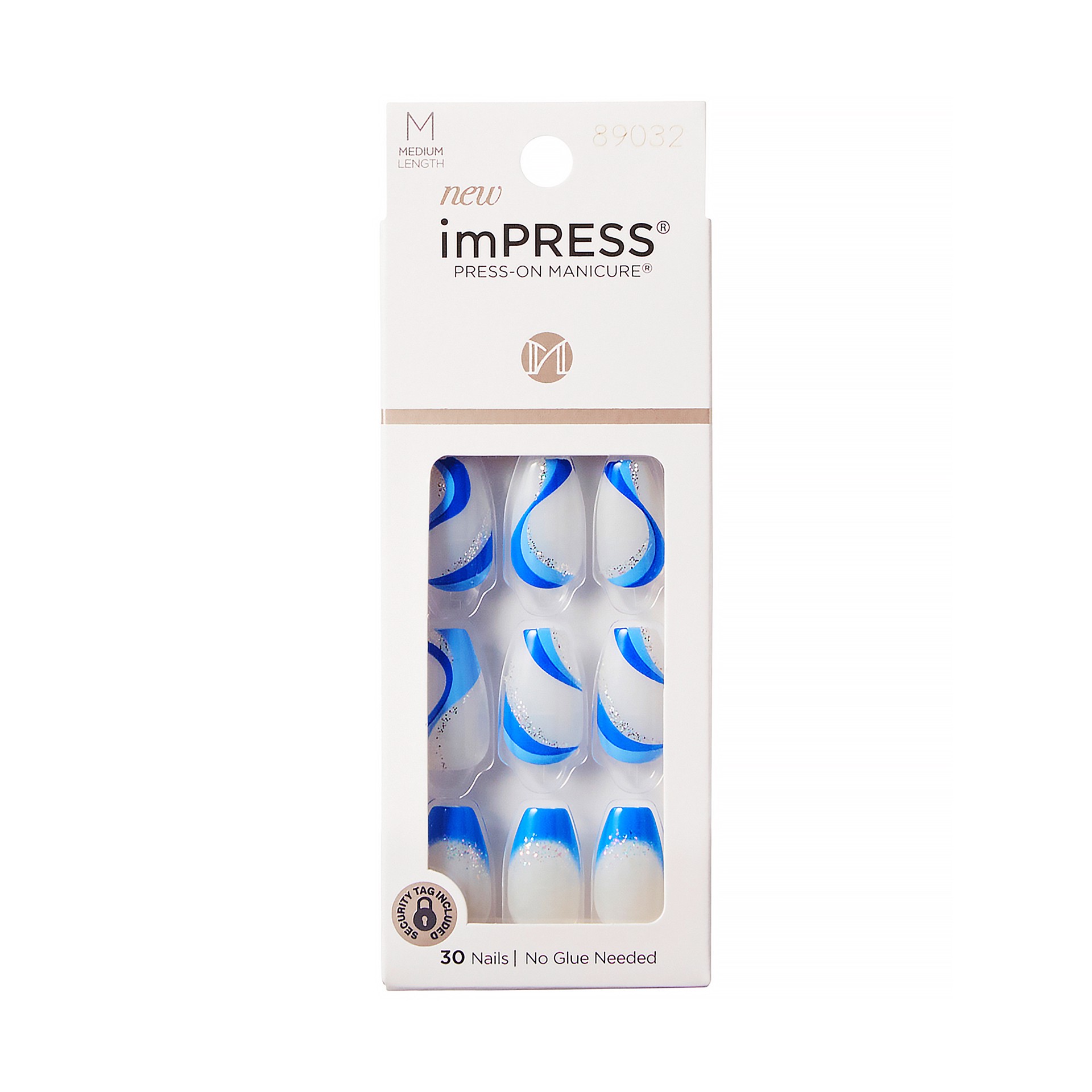 slide 1 of 9, imPRESS Kiss Impress Press-On Manicure Nails - Mesmerize, 30 ct