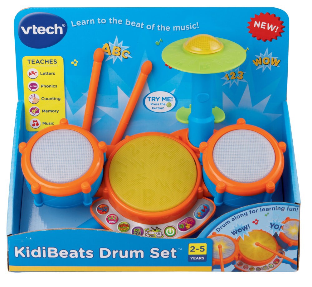 slide 2 of 3, VTech Kidibeats Drum Set, 1 ct