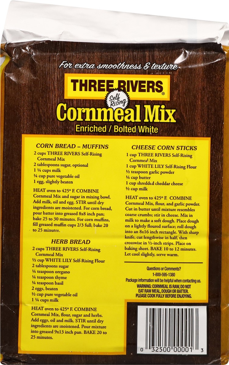 slide 8 of 13, White Lily Three Rivers Self Rising Corn Meal, 5 lb Bag, 5 lb