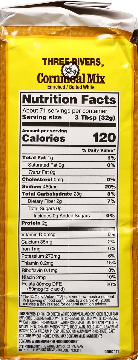 slide 11 of 13, White Lily Three Rivers Self Rising Corn Meal, 5 lb Bag, 5 lb