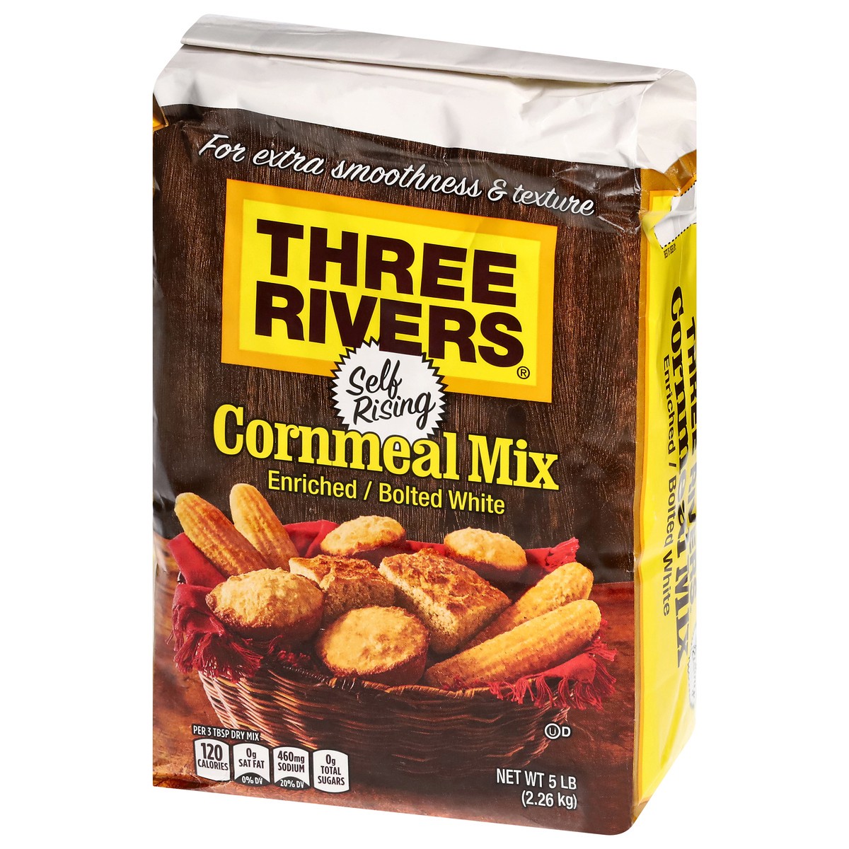 slide 10 of 13, White Lily Three Rivers Self Rising Corn Meal, 5 lb Bag, 5 lb