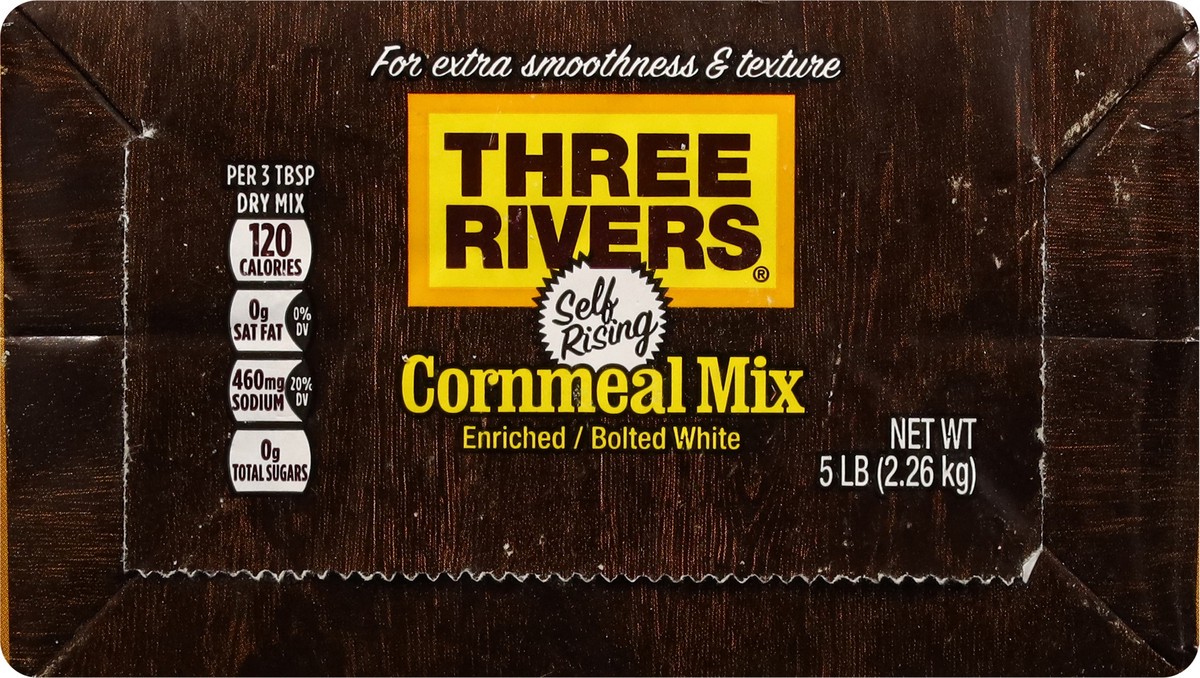 slide 2 of 13, White Lily Three Rivers Self Rising Corn Meal, 5 lb Bag, 5 lb