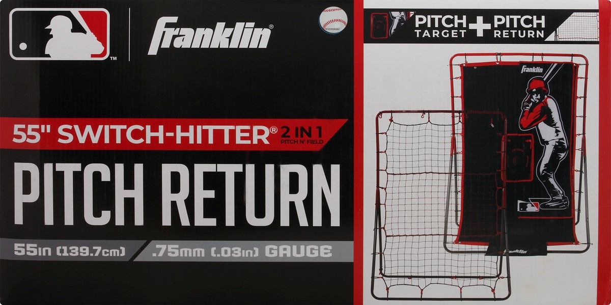 slide 1 of 9, Franklin MLB 3-Way Return With Target, 1 ct