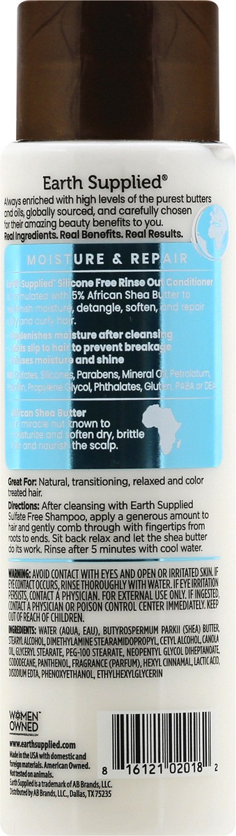 slide 5 of 9, Earth Supplied Moisture & Repair Silicone Free Rinse Out Conditioner 13 oz, 13 oz
