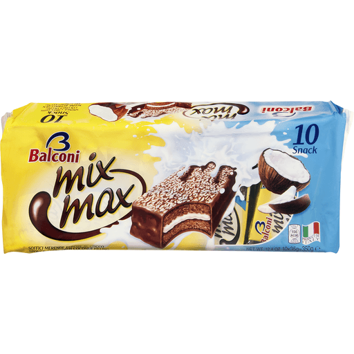 slide 1 of 1, Balconi Mix Max Coconut Sponge Cake, 350 gram