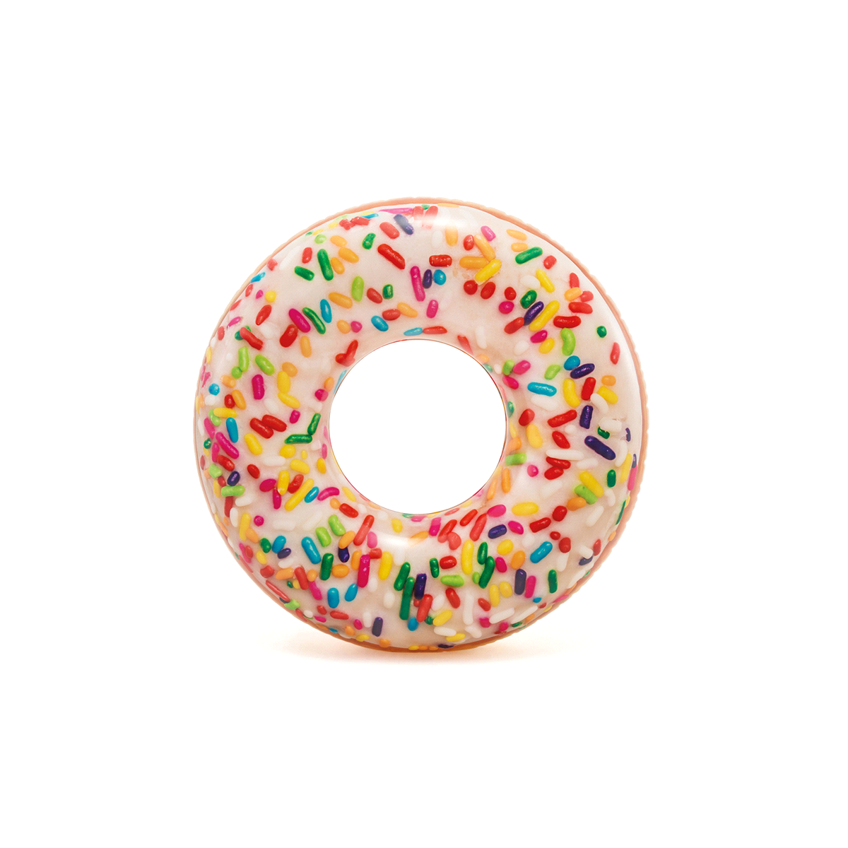 slide 1 of 9, Intex Rainbow Sprinkle Donut Tube, 1 ct