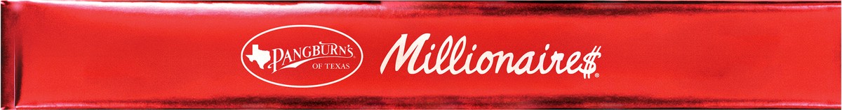 slide 2 of 7, PANGBURN'S OF TEXAS Millionaires Milk Chocolate Covered Pecans and Honey Caramel Gift Box, 9.75 ea