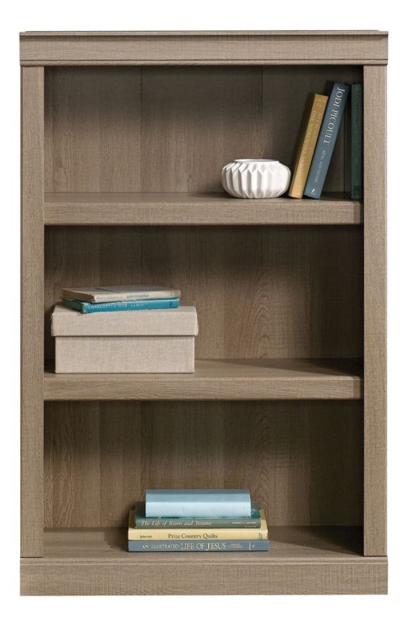 slide 10 of 10, Realspace 45"H 3-Shelf Bookcase, Spring Oak, 1 ct