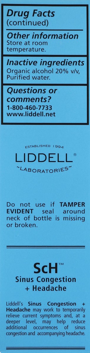 slide 5 of 5, Liddell Sinus Congestions + Headache 1 oz, 1 oz