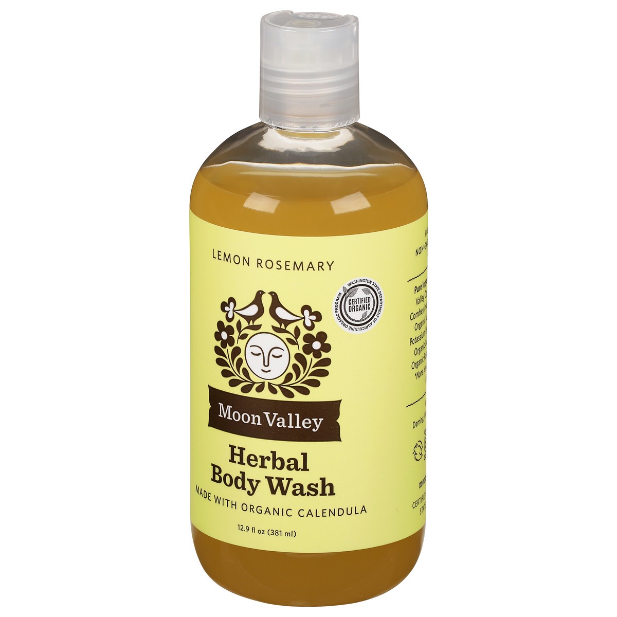 slide 8 of 13, Moon Valley Organics Lemon Rosemary Herbal Body Wash 12.9 fl oz, 12.9 fl oz