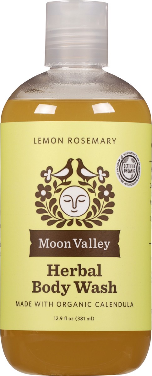 slide 3 of 13, Moon Valley Organics Lemon Rosemary Herbal Body Wash 12.9 fl oz, 12.9 fl oz